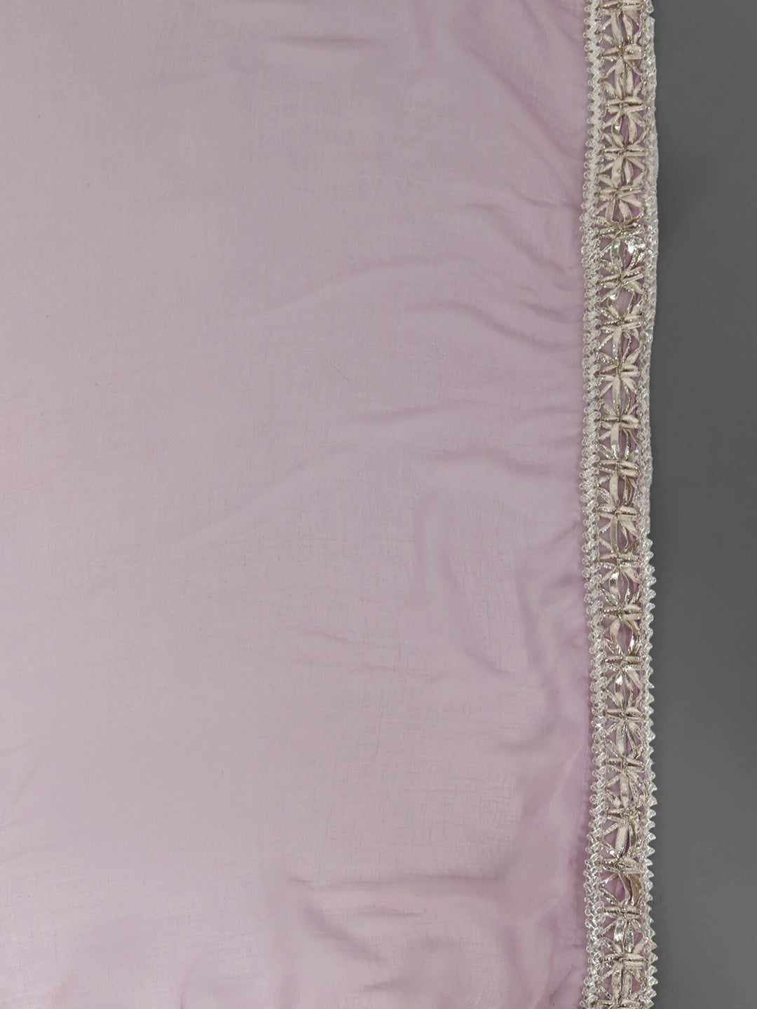 Women Purple Ethnic Motifs Embroidered Mirror Work Kurta with Trousers & Dupatta