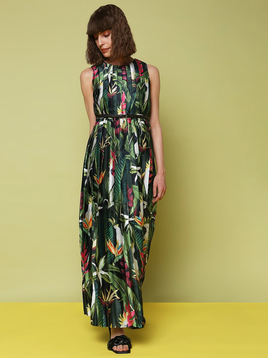 Floral Printed Maxi Dress