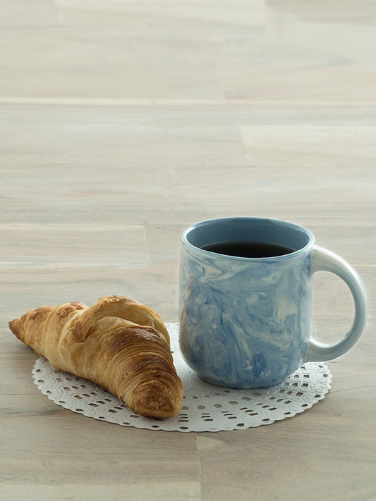 Blue Printed Ceramic Mug