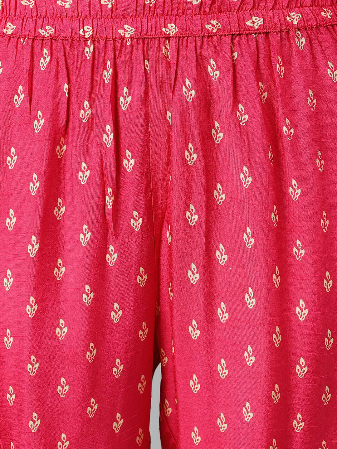 Bandhani Printed Gotta Patti Kurta with Palazzos & Dupatta