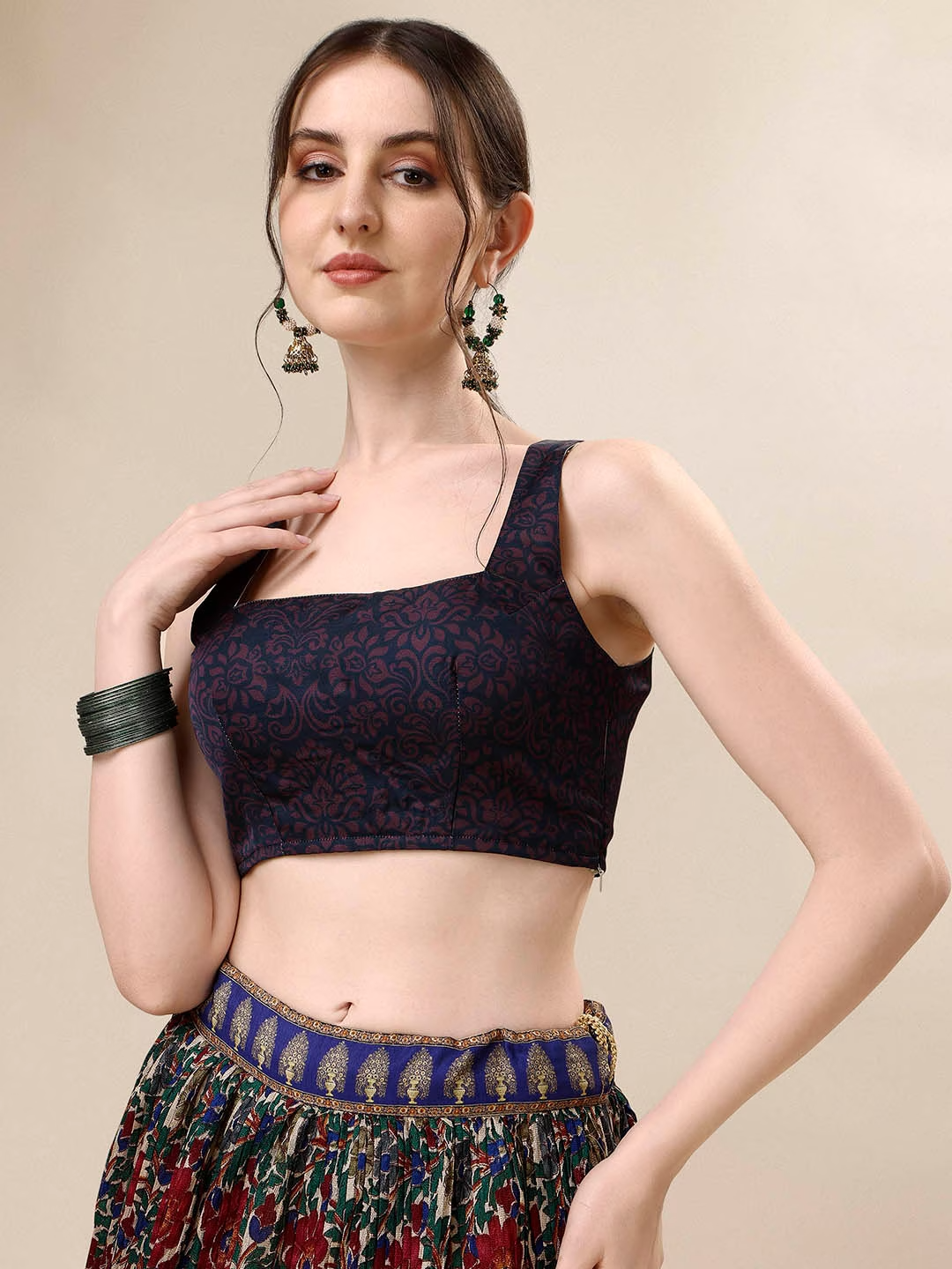 Floral Printed Ready to Wear Lehenga & Blouse With Dupatta