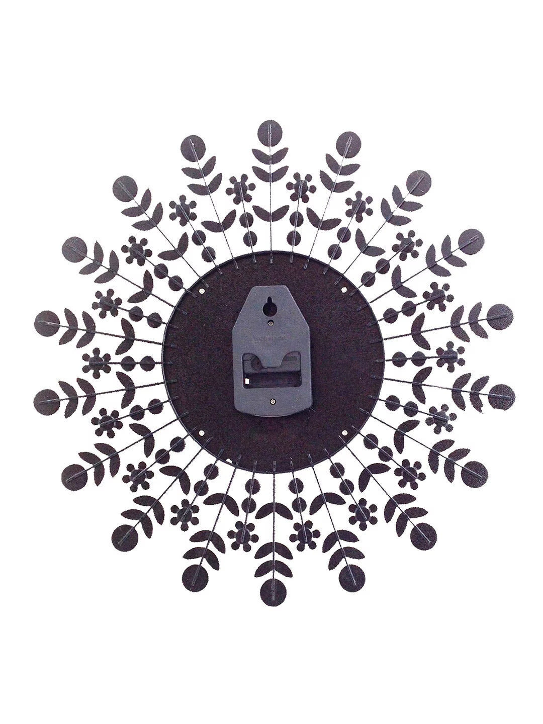Black & White Embellished Contemporary Stone Series Wall Clock