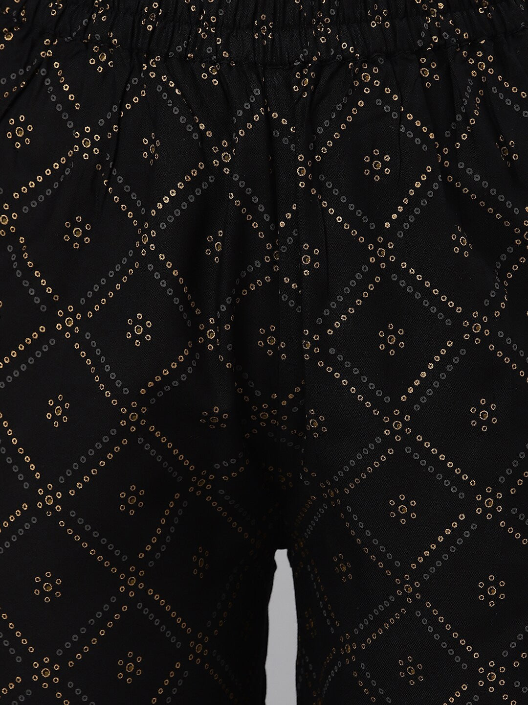 Women Black Ethnic Motifs Printed Kurta with Palazzos & With Dupatta