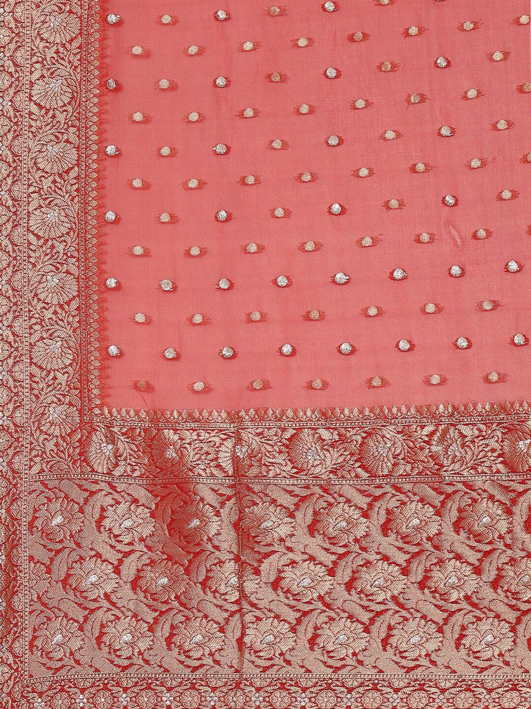 Women Red Floral Embroidered Kurta with Sharara & With Dupatta