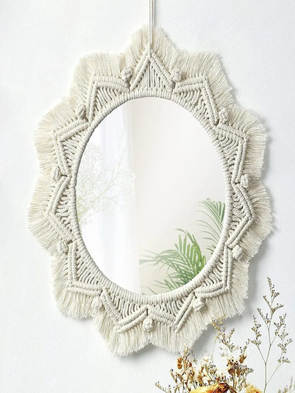 Macrame Wall Mirror