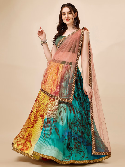 Ready to Wear Lehenga & Blouse With Dupatta