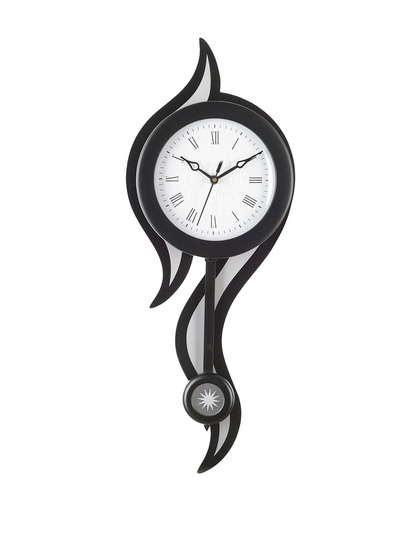 White Dial Analogue Pendulum Wall Clock