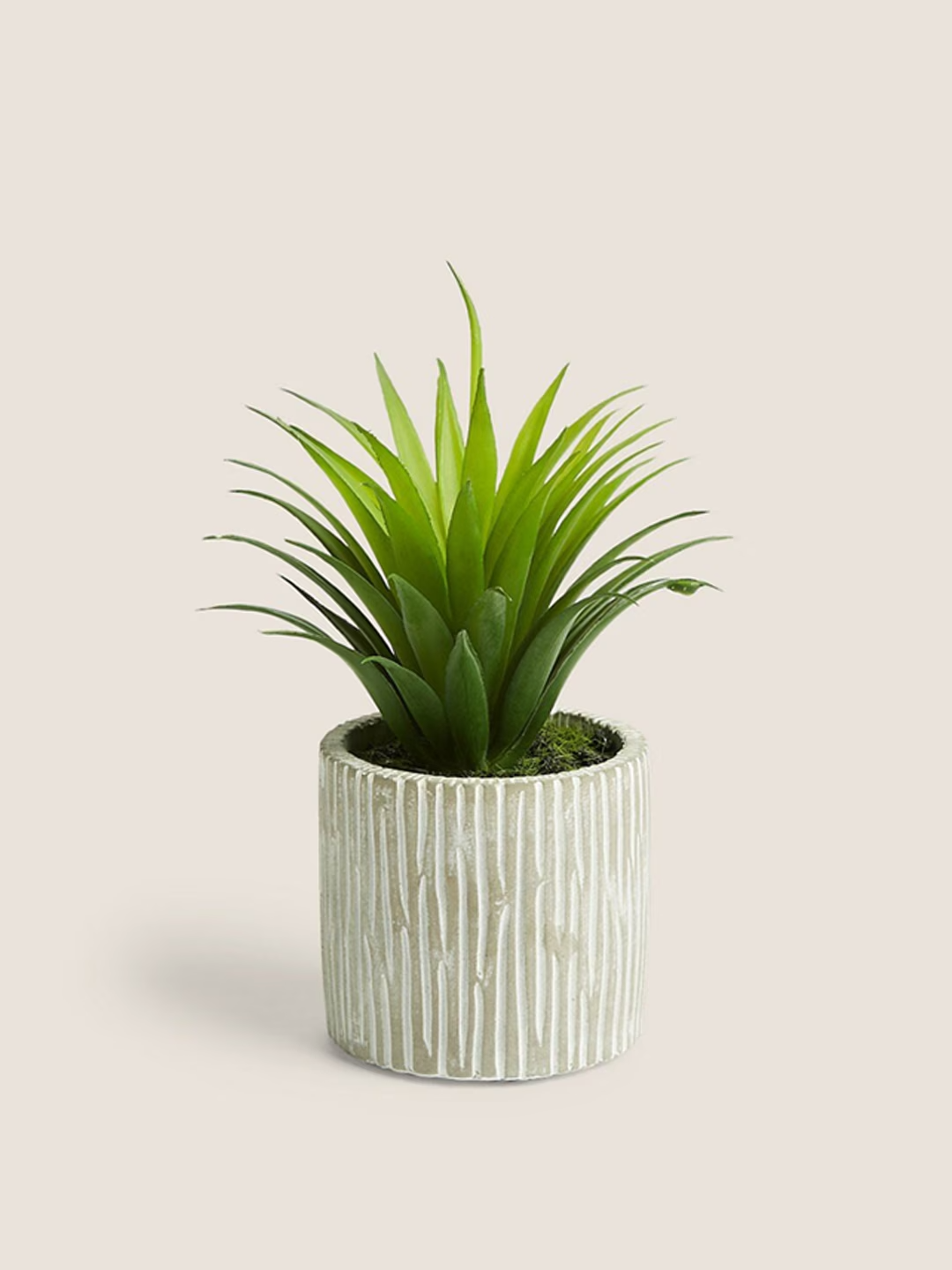 Green & Grey Artificial Plant With Pot