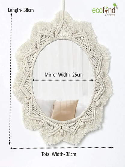 Macrame Wall Mirror