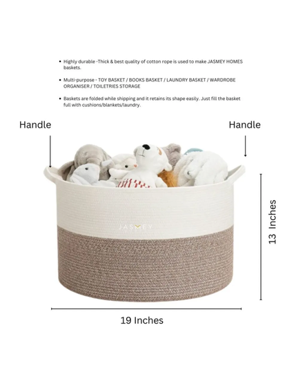 Large Laundry Basket Multi Color