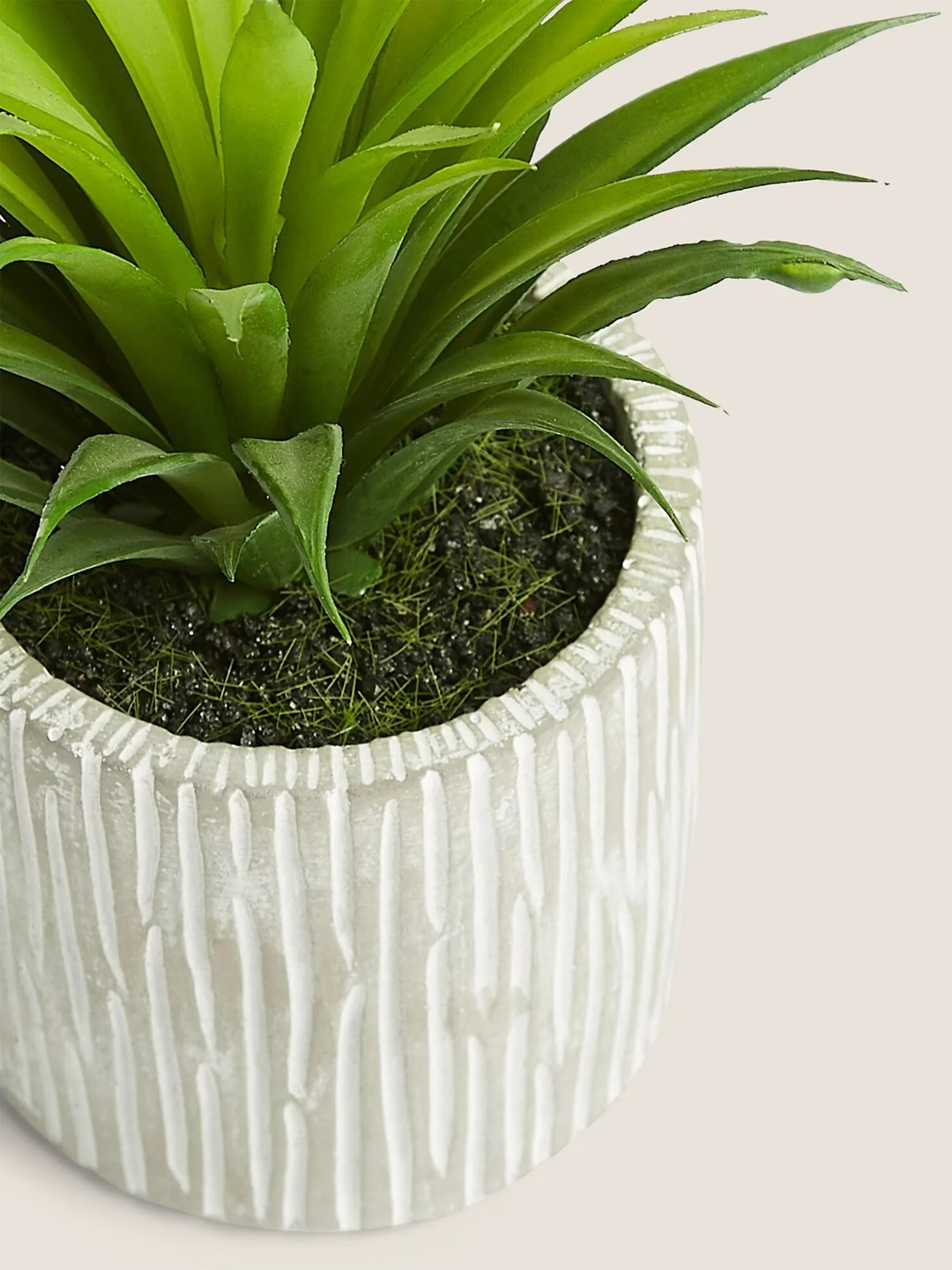 Green & Grey Artificial Plant With Pot