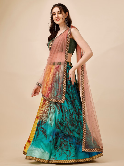 Ready to Wear Lehenga & Blouse With Dupatta