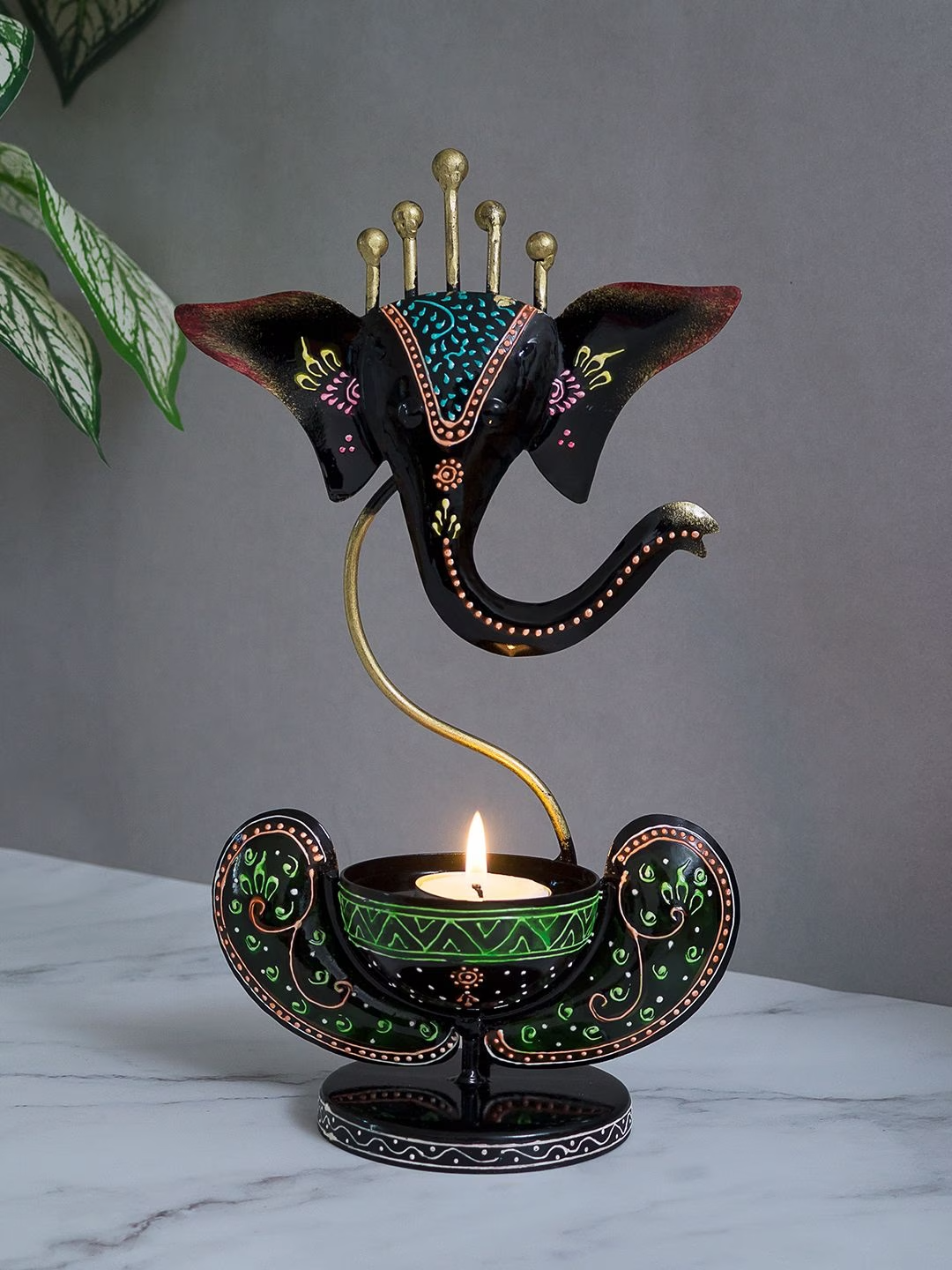 Multicoloured Handcrafted Ganesha Showpiece