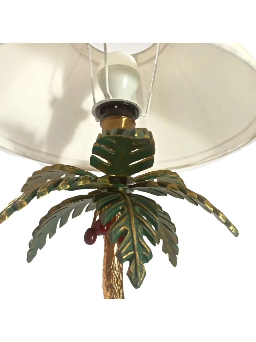 Tropical Oasis Antique Brass Camel Table Lamp