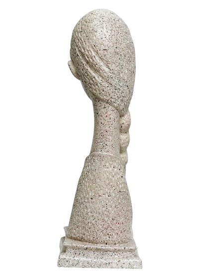 White Decorative Welcome Namaste Lady Statue Showpiece