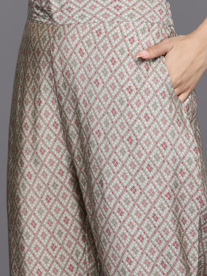 Floral Printed Regular Kurta with Trousers & With Dupatta